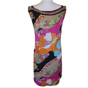 trina turk sheath dress multicolor vibrant size 12